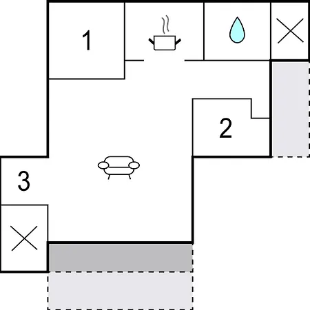 2 Bedroom Awesome In *